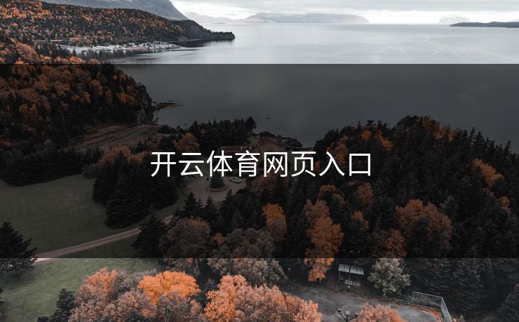 开云体育网页入口 开云体育网页入口